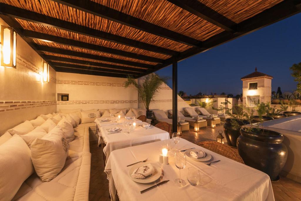 terrasse riad kheirredine - luxe marrakech